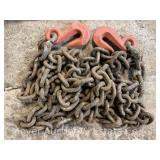 Tow Chain, Hooks on Both Ends, 160' Long