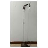 Metal Floor Lamp, Antique, No Shade