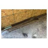 Group of Large Tent Stakes, Rebar, Etc., 40'-45' Long