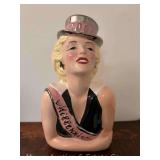 2000 Milenium Marilyn Monroe Cookie Jar, 14'h