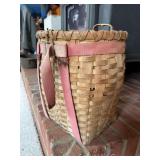 Woven Adirondack-style Childs-size Backpack Basket, 10'w Opening, 12'h