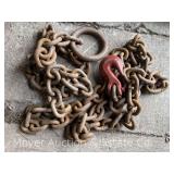 Chain Choker, Hook on One End, Loop on the Other, 150' Long