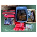 Group of Crafting Supplies, Stamps, Paper, Etc.