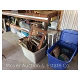 Group of Decorative, Household, Frames, Etc.