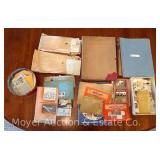 Stamp Collection, with Paramount Stamp Album, Partially Complete, Etc.