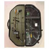 Hoyt Bow with Arrows and Case
