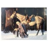Civil War Lithograph Print: "A Father