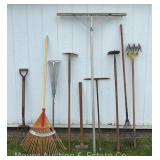 Group of Long Handled Tools