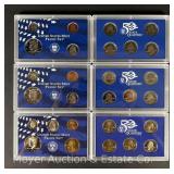 (2) 1999 and (1) 2000 Proof Sets