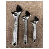 (3) Kobalt Wrenches