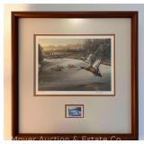 1993 New York Migratory Bird Stamp with Limited Edition Print, Both Artist Signed and Print 900/1500