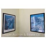 (3) Framed Travel Posters, 25"x18"