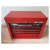 Craftsman (5) Drawer Tools Chest, Lift-Top & Removable Drawer, with Key and Assorted Contents, 22"w x 17.5"h
