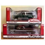 (2) True Value 1:24 Scale Die Cast Model Cars, in Original Boxes