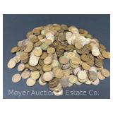 (500) Asst. Wheat Pennies