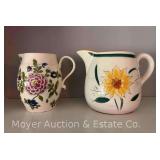Stengl and Delft Pitchers, 6"-7"h