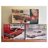 (3) Plastic Model Kits, (2) Sealed in Plastic