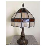 Stained Glass Table Lamp, 21"h