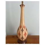 Mid-Century Modern Table Lamp, No Shade, 33.5"h