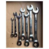 (7) Pittsburgh Metric Ratcheting Wrenches