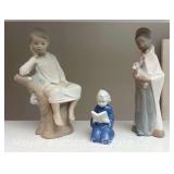 (2) Lladro Figures with Other, 3.5"-8"h