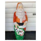 Santa Claus Blow Mold, Some Fading/Wear, Empire, with Cord, 46"h