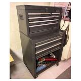 Craftsman Stacked Rolling Tool Chest, 2 Pieces, Contents Sell Separately, 27"w x 45"h Overall