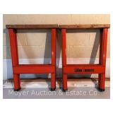 Pair of Hirsh Iron Horse Saw Horses