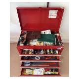 Craftsman (4) Drawer Tool Chest with Lift-Top and Assorted Contents, 22"w