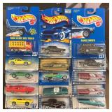 (15) Hot Wheels Cars, on Original Cards