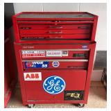 Craftsman Rolling Tool Chest, with StackOn (3) Drawer Chest Top, 27"w x 38.5"h