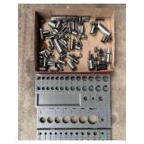 Group of Asst. Craftsman SAE Sockets, with Organizers
