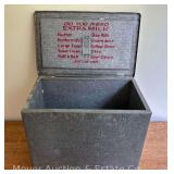 Jones-Rich Milk Box, 15.5"w