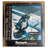 Vintage Numark HV-115 Headphones, with Original Box