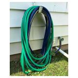 Group of Hoses and Decorative Hose Holder, See all Photos