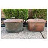 (2) Copper Boilers