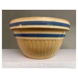 Yellow Ware Mixing Bowl, 9.5"w
