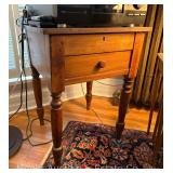 Single Drawer Side Table, 22'x20'x28'h