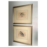 (3) Framed Owl Prints, Framed 12'x13.5'