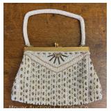 Vintage Beaded Purse, 7'w Opening