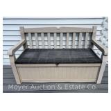 Poly Storage Bench, 55'w
