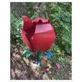 Tulip Metal Lawn Decor, 42'h