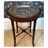 Plant Stand with Metal Tray, 18'h