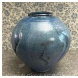 Studio Pottery Vase, See Photos for Markings, 8.5'h
