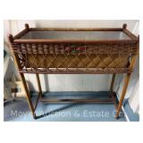 Wicker Planter, 27'x11'x28'h