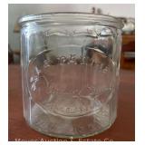 La Palina Glass Cigar Jar, No Lid, 5.5'h