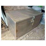 Metal Locking Chest, with Key, 30'x18'x16'h