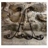 Pair of Wrought Iron Corbels, 27.5' Long