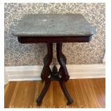 Marble Top Stand, Antique, 18'x15' Top, 30' Tall