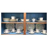 (50) Pieces of Lenox China, 'Gramercy' and 'Hayworth' Patterns